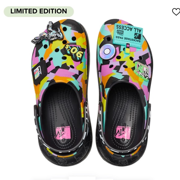 Limited edition sold out crocs mtv crush clogs 10 - Picture 7 of 8